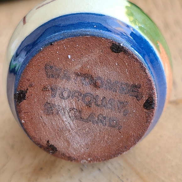 Vintage Miniature Creamer Motto Ware Watcombe Pottery, Torquay "Smile It Pays" - Picture 11 of 11